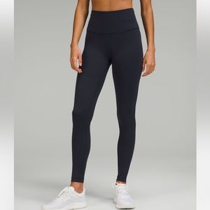 LULULEMON Wunder Train High-Rise Leggings 28” - True Navy